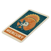 Mercury Retro Galaxy Satellite Magneet (Linkerzijde)
