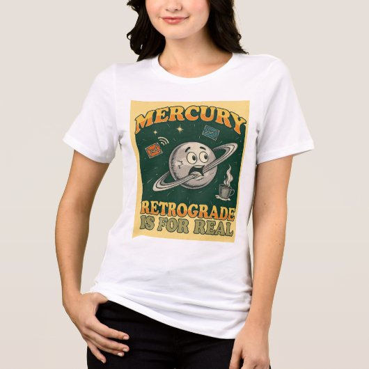 MERCURY RETROGRAAD Tri-Blend SHIRT (Voorkant)