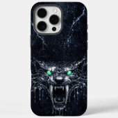 Mercury Sabretooth Groene Smaragd Ogen Case-Mate iPhone Case (Achterkant)