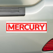 Mercury Stamp Bumpersticker (Op auto)