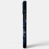 Mercury Wolf Blauwe Saffier Ogen Glaciaal Case-Mate iPhone Case (Achterkant / Links)
