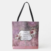 Mercy Compassion Floral Suede Tas  (Voorkant)