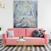 Mercy en Waarheid zijn samen Canvas Afdruk (Insitu (Woonkamer))