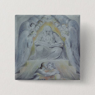 Mercy en Waarheid zijn samen Vierkante Button 5,1 Cm