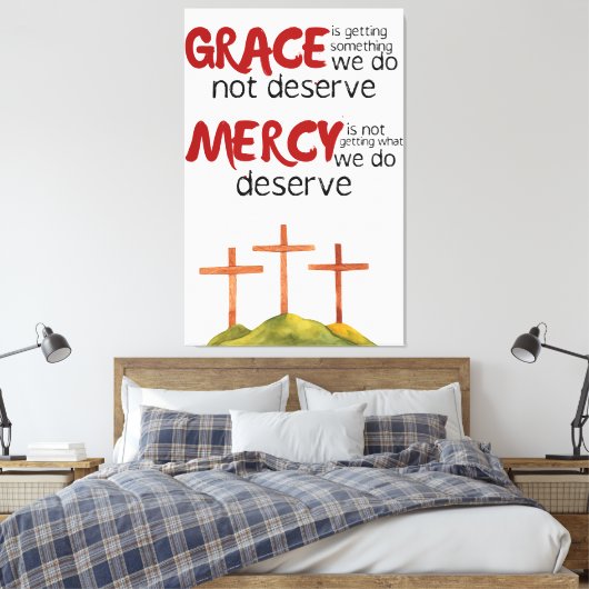 Mercy & Grace Canvas Afdruk (Insitu (Slaapkamer))