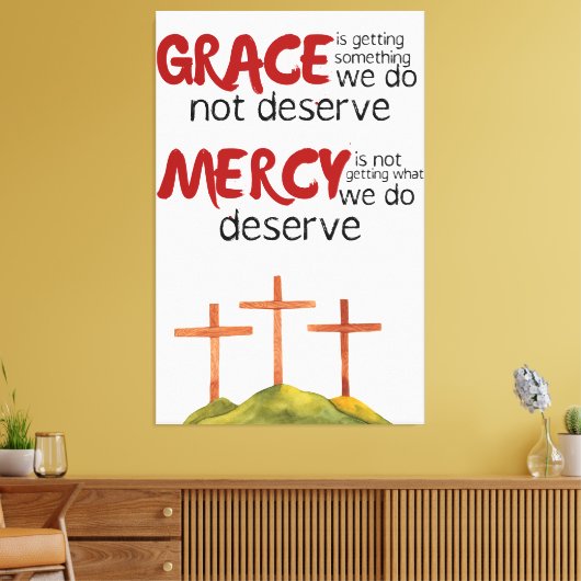 Mercy & Grace Canvas Afdruk (Insitu (Woonkamer))