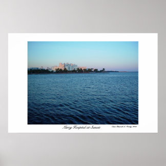 Mercy Hospital bij Sunset Poster