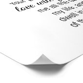 Mercy Psalm 23:6 Poster fontein (Hoek)