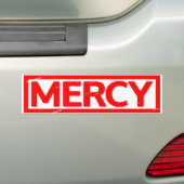 Mercy Stamp Bumpersticker (Op auto)