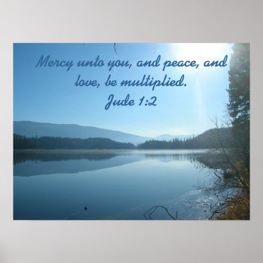 Mercy Unto You Jude 1:2 Poster (Voorkant)