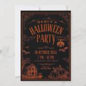 Mercy's Halloween-feest Kaart (Voorkant)