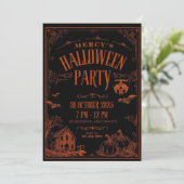 Mercy's Halloween-feest Kaart (Staand voorkant)