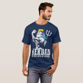 Merdad Dont Mess met mijn zeemeermin. T-shirt (Voorkant volledig)