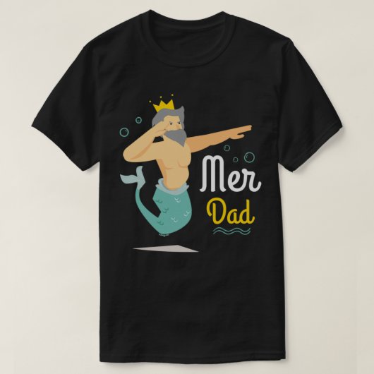 Merdad Father of Mermaid T-shirt (Design voorkant)
