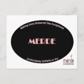 Merde Briefkaart (Voorkant)