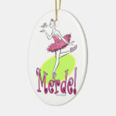 Merde Porcelain Ornament (Links)