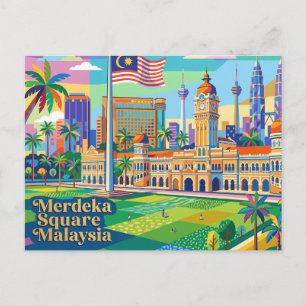 Merdeka Square Maleisië Briefkaart