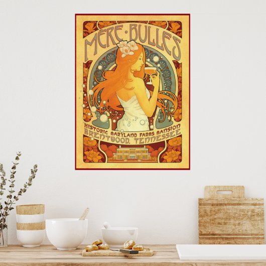 Mere Bulles Poster (Keuken)