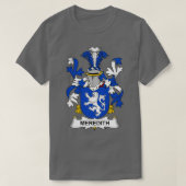 Meredith Coat of Arms Family Crest T-shirt (Design voorkant)