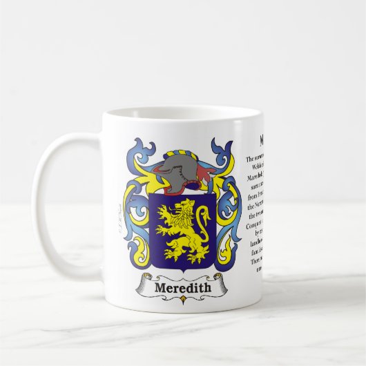 Meredith Family Coat of Arms Mok (Links)