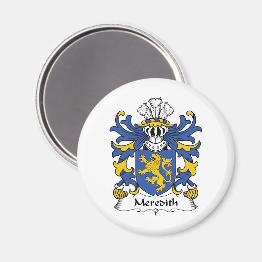Meredith Family Crest Magneet (Voorkant / Achterkant)