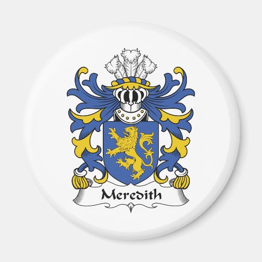 Meredith Family Crest Magneet (Voorkant)