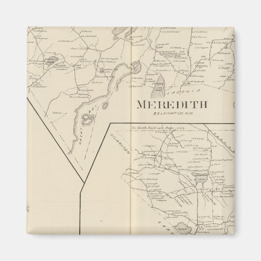 Meredith, Meredith Village Magneet (Voorkant)