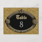Meredith Royale Table Number Kaart (Voorkant)