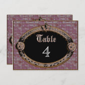 Meredith Rue Table Number Kaart (Voorkant / Achterkant)