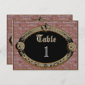 Meredith Table Number Kaart (Voorkant / Achterkant)