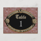 Meredith Table Number Kaart (Achterkant)