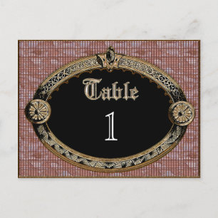 Meredith Table Number Kaart