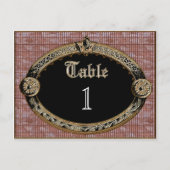 Meredith Table Number Kaart (Voorkant)