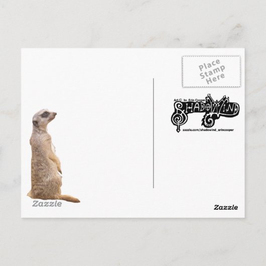 Merekat Indianapolis Zoo Briefkaart (Achterkant)