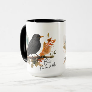 Merel - Vogels, Natuur & Ik  Mok