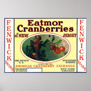 Merellabel Fenwick Eatmor Cranberries Poster