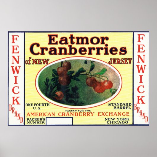Merellabel Fenwick Eatmor Cranberries Poster (Voorkant)