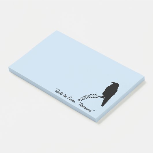 Merels. De raaf Post-it® Notes (Schuin)