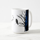 merels kraai of raven koffiemok (Voorkant rechts)