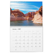 Meren Bos Berg Landschap Elk Jaar Kalender (Jan 2027)