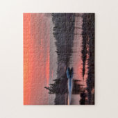 Meren en bossen Québec. Jigzaag Puzzle Legpuzzel (Verticaal)