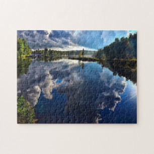 Meren en bossen Québec. Legpuzzel