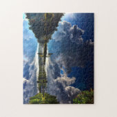 Meren en bossen Québec. Legpuzzel (Verticaal)