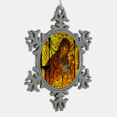 MEREN EN KINDERSneeuwvlokken Tin Sneeuwvlok Ornament (Links)