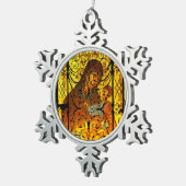 MEREN EN KINDERSneeuwvlokken Tin Sneeuwvlok Ornament (Rechts)