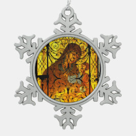 MEREN EN KINDERSneeuwvlokken Tin Sneeuwvlok Ornament