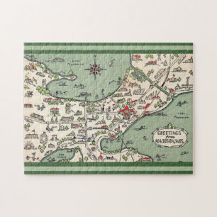 Meren in Madison Wisconsin Legpuzzel