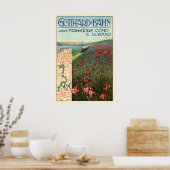 Meren Meren Maggiore, Como, Lugano Italië Gotthard Poster (Keuken)