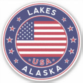 Meren van Alaska, Meren Sticker (Voorkant)