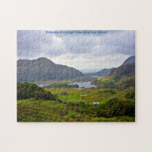 Meren van Killarney. Nationaal Park Jigzaag Puzzle Legpuzzel